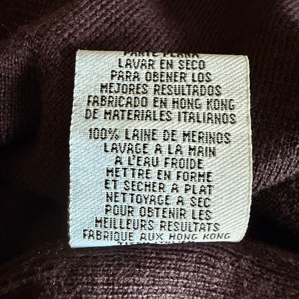 Eileen Fisher Merino Wool Plum Purple  V-Neck Vest Sleeveless Boxy Layering Mini - Picture 9 of 10